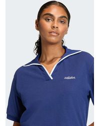 adidas Originals - Seasonal Essentials Colorpop Polo With Embroidered Graphic - Lyst