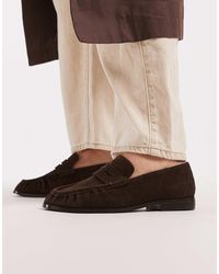 schuh - Lewis Rouched Loafers - Lyst