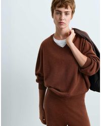 Oysho - Cashmere 100% V-Neck Knit Jumper - Lyst