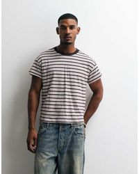 Weekday - T-shirt With Cap Sleeve Detail - Lyst