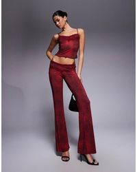 I.AM.GIA - Beau Double Lace Trim V Front Fla Trouser Co-ord - Lyst