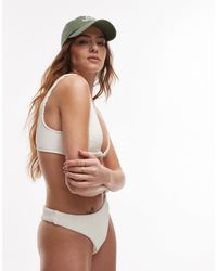 TOPSHOP - Santorini Brazilian Bikini Bottoms - Lyst