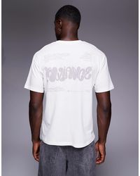 ADPT - T-shirt oversize avec inscription « alliance » au dos - crème - Lyst