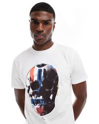 PS by Paul Smith - T-shirt With Skull Print - Lyst