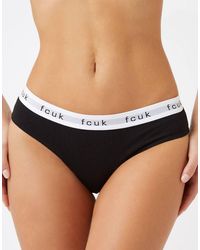 French Connection - 7 Pack Cotton Fcuk Ladies Briefs - Lyst