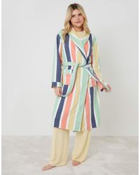 Threadbare - Towelling Midi Dressing Gown - Lyst