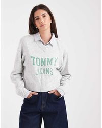 Tommy Hilfiger - Varsity V-neck Jumper - Lyst