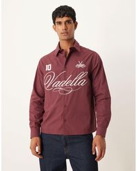 ASOS - Relaxed Fit Shirt With Embroidery - Lyst