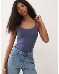 Collusion - Fitted Spaghetti Strap Tank Top - Lyst