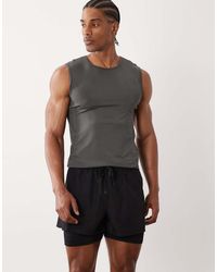 4505 - Muscle Fit Training Tank Top With Quick-dry Finish - Lyst