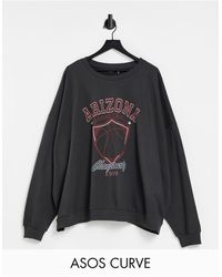 ASOS Свитшот С Принтом И Надписью "arizona" - Серый