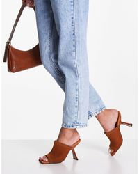 Hakken voor Dames Schoenen voor voor Hakken voor Muiltjes Muiltjes Met  Blokhak in het Bruin ASOS Hadley bvprint.ru