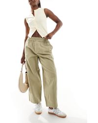 ASOS - – gewaschene barrel-leg-schlupfhose - Lyst