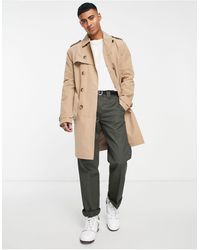 New Look - Double Breasted Shower Resistant Trench Coat - Lyst