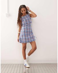 Collusion - Slash Neck Mini Dress - Lyst