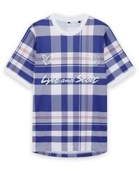Lyle & Scott - Ss T-Shirts Tartan Football Shirt - Lyst