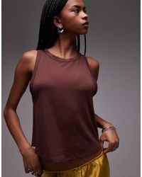 TOPSHOP - Soft Loose Tank - Lyst