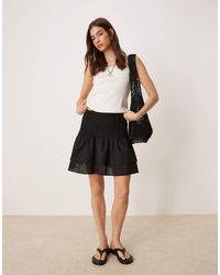 Glamorous - Shirred Rara Mini Skirt - Lyst