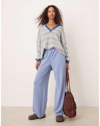 Free People - Loungebroek Met Wijde Pijpen - Lyst