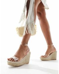 South Beach - Espadrille Wedge Sandals - Lyst