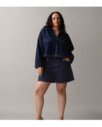 ASOS - Asos Design Curve Denim Dad Short - Lyst