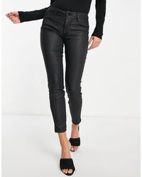 Salsa Wonder - Jeans capri spalmati neri - Nero