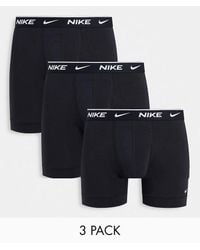 Nike - Cotton Stretch 3 Pack Boxer Briefs - Lyst