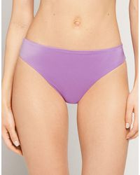 Tezenis - Lilac Classic Shiny Glam Bikini Bottoms - Lyst