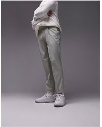 TOPMAN - Tapered Ripstop Trousers - Lyst