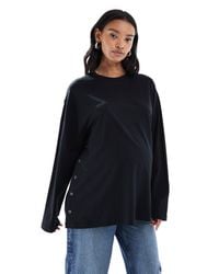 ASOS - Asos Design Maternity Nursing Long Sleeve T-shirt - Lyst