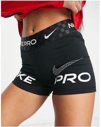 Nike - Nike Pro Training Dri Fit 3 Inch Booty Shorts - Lyst