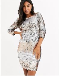 oasis ombre sequin dress