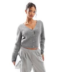 Morgan - Gilet à boutons ornementés avec col en v - Lyst