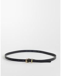 Levi's - Skinny Gold Buckle Belt - Lyst