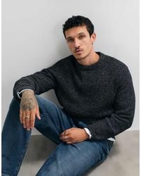 Only & Sons - Relaxed Fit Raglan Crew Neck Knit Jumper - Lyst