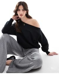Cotton On - Cotton on – schulterfreies sweatshirt aus fleece - Lyst
