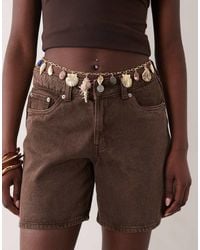 ASOS - Waist And Hip Chain Belt With Faux Shells Charms And Stones - Lyst