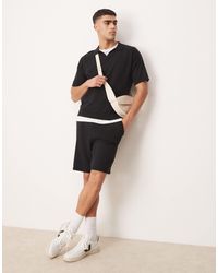 ASOS - – oversize-strickshorts aus mittelschwerer baumwolle - Lyst