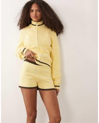 ASOS - Knitted Mirco Short Co-ord - Lyst