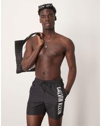 Calvin Klein - – intense power – e badeshorts mit logo - Lyst