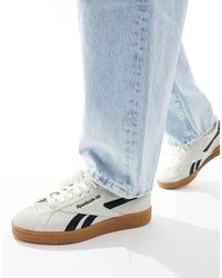 Reebok - Club c grounds - sneakers sporco con suola - Lyst