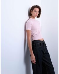 TOPSHOP - Shrunken Everyday Tee - Lyst