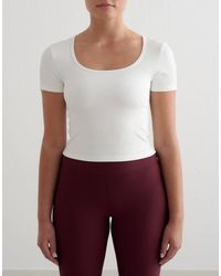 Aim'n - Ribbed Performance Short Sleeve - Lyst