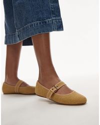 Mango - Woven Ballet Pump - Lyst