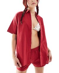 Motel - – smith – oversize-strandhemd - Lyst