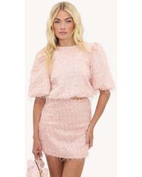 Loavies - Night Bloom Skirt With Sequins And Fringe - Lyst