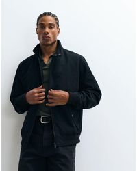 Threadbare - Showerproof Microfibre Harrington Jacket - Lyst