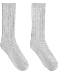 Oysho - Cashmere 75% Socks - Lyst