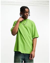 Collusion - Camiseta verde con texto estampado - Lyst