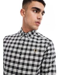 Fred Perry - Tartan Oxford Shirt - Lyst